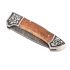 СКЛАДНОЙ НОЖ КАПРАЛ сталь Дамаск, рукоять сапеле